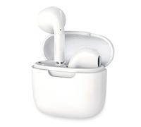 Fontastic Auricolari Wireless BT v5.1 con Custodia di Ricarica 2 in 1 Bianco