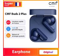Auricolari Wireless CMF Buds 2 Plus Versione Globale, Driver LCP da 12mm, ANC Ibrido 50dB, Hi-Res LDAC, Resistenza all'Acqua e alla Polvere IP55