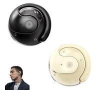 Auricolari Wireless Coindcies Ai Translation Ows Bluetooth 5.4, Auricolari Portatili Con Traduzione Ai in Tempo Reale, Supportano 144 Lingue, Stereo Hi-Fi, Per Viaggi, Lavoro E Studio(Black+Beige)