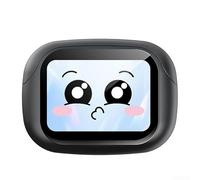 Auricolari wireless compatibili con Bluetooth, custodia di ricarica da 400 mAh, audio ad alta fedeltà AI traduzione in tempo reale touchscreen LED a lunga durata della batteria per viaggi e uso