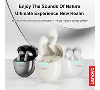 Auricolari wireless con cancellazione del rumore LP48, batteria da 30mAh, autonomia di 5 ore, colore bianco