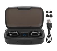 Auricolari wireless con chip Qualcomm e suono stereo APTX, cancellazione del rumore durante le chiamate per conversazioni cristalline, neri, buona