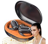 Auricolari wireless con clip - Auricolare per orecchie esterne a conduzione ossea Cuffia sportiva leggera per allenamento Jogging Ciclismo | Dispositivo audio clip orecchio gratuito per la vita attiva