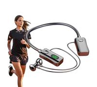 Auricolari wireless con display, cuffie sportive portatili, con cinturino da collo in silicone, leggere, per guida, ciclismo, corsa, passeggiate, resistenti al sudore, suono, lunga durata della