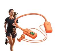 Auricolari wireless con display, cuffie sportive portatili, con cinturino da collo in silicone, leggere, per guida, ciclismo, corsa, passeggiate, resistenti al sudore, suono, lunga durata della
