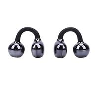 Auricolari Wireless con Morsetto, Cuffie Fitness Alla Moda con Orecchini Decorativi a Farfalla per uno Stile di Vita Attivo, 1 Paio (BLACK)