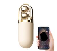 Auricolari Wireless - Cuffie a Bassi Vibranti - Ricaricabili USB Impermeabili Invisibili per Pendolarismo Chiamate in Aereo Studio Viaggio Riunioni Ciclismo Sport Escursionismo Allenamento