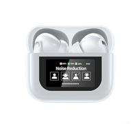 Auricolari wireless dal design pratico che supportano l'interpretazione immediata del linguaggio su molte lingue (bianco)