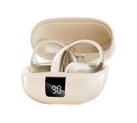 Auricolari Wireless - Design A Orecchio Aperto In ABS Da 8 Cm | Vestibilità Audio Ergonomica E Confortevole | Fornire Un Ascolto Sicuro Per Lavoro, Studio, Fitness, Viaggi E Attività All'aperto Per L'