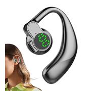 Auricolari wireless - Display digitale con ganci per le orecchie, comodi auricolari sportivi con batteria a lunga durata, perfetti per lavoro, gioco, musica, telefonate, palestra, nuoto o uso