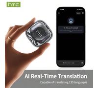 Auricolari wireless HTC NE38 2026 TWS (1 confezione) | Suono stereo, cancellazione del rumore, lunga durata della batteria, controlli touch, design elegante, compatibili con molti dispositivi, custodi