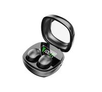 Auricolari Wireless Invisibili con Display Digitale Side Sleep Comodi Auricolari Neri