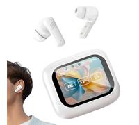 Auricolari Wireless Per | Auricolari In-Ear Leggeri | Controllo Tattile Custodia Di Ricarica Antirumore Batteria A Lunga Durata | Per Studio Corsa Ciclismo Pendolarismo Casa Gioco Allenamento