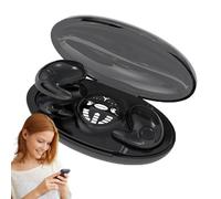 Auricolari wireless per dormire - Impermeabili IPX5, cuffie wireless per dormire, auricolari con cancellazione del rumore | Side Sleepers Invisible Earbuds With Microphone Touch Control Long Battery L