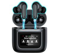 Auricolari wireless per iPhone17/17 Air/17 Pro/17 Pro Max/16/16e/16 Pro/16 Pro Max Auricolari Display LCD Touch Screen TWS ANC/ENC 48H Playtime Bluetooth 5.4 Auricolari In Ear HiFi Stereo Deep Bass