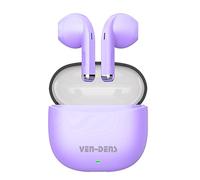 Auricolari wireless per Samsung Galaxy S24 S25 FE Plus Ultra / A17 A56 A36 A26 A16 A15 5G A25 A35 A55/ S23 FE, auricolari wireless Bluetooth 5.3 con microfono, Hi-Fi stereo Sound Headset (viola)