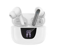 Auricolari wireless per Samsung Galaxy S25 S24 Ultra, cuffie Bluetooth 5.3 Bass Stereo con cancellazione del rumore con microfono display a LED, auricolari impermeabili IPX7 per telefono, laptop,