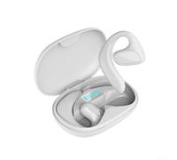 Auricolari wireless per traduzione a orecchio aperto, cuffie per traduzione M8, auricolari per traduzione linguistica AI, in tempo reale, 144 lingue (bianco)