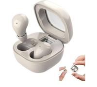 Auricolari wireless più piccoli, invisibili mini auricolari Bluetooth | Ideale per chi dorme di lato e orecchie piccole, impermeabile IPX5, batteria 24H, chiamate chiare, cancellazione del rumore