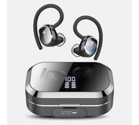 Auricolari wireless Q25 Business Sports 5.3 Smart Touch impermeabili, comodi e con gancio per l'orecchio.
