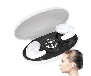 Auricolari wireless | Sleep Earbuds | Cuffie intrauricolari piatte con blocco del rumore | Auricolari impermeabili IPX5 a basso profilo | dormiente laterale con | Cuffie comode e silenziose per