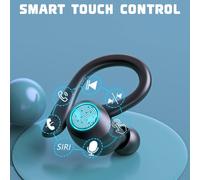 Auricolari wireless sportivi per un suono stereo Hi-Fi, cuffie Bluetooth V5.1 con audio ad alta fedeltÃ per una connettivitÃ senza interruzioni.