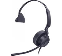 Yealink Cuffie UH42 Mono USB-C/A con cancellazione del rumore AI, altoparlante da 35 mm, braccio microfono a 280°, controllo in linea, cavo durevole, padiglioni girevoli ideali per ufficio e call