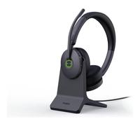 Auricolari Yealink WH68 Hybrid wireless Bluetooth e DECT con Cancellazione Rumore, microfono e base di ricarica, neri