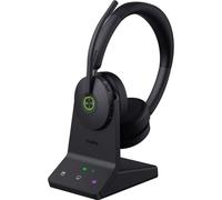 Auricolari Yealink WH68 UC wireless Bluetooth e USB-C con Cancellazione Rumore, microfono, neri