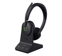 Auricolari Yealink WH68 UC wireless e cablati Bluetooth con Cancellazione Attiva Rumore Nero