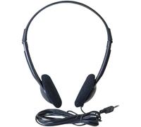 Auriculare binaurale con Jack 3,5 Cuffia con connessione jack 3.5 mm - molto leggera, ideale per ascoltare musica, navigare in internet, ecc. non