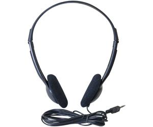 Auriculare binaurale con Jack 3,5 Cuffia con connessione jack 3.5 mm - molto leggera, ideale per ascoltare musica, navigare in internet, ecc. non