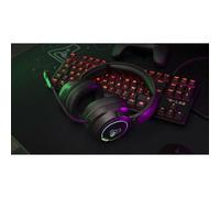 Auriculares The G-Lab KORP IRIDIUM wireless 2,4 GHz + Bluetooth gaming RGB neri