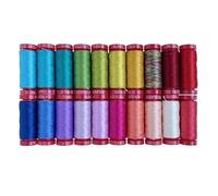 Aurifil Foundations by Aurifil 100% cotone 12wt 20 rocchetti ideali per cucito, trapuntatura, patchwork, artigianato