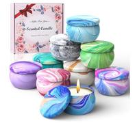 Auriostar Set 9 Candele Profumate Natalizie - Regalo Per Donna, Natale, Compleanno, Mamma - Decorative