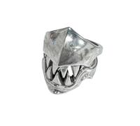 Auriselle Anello da Uomo Regolabile Elmo Geometrico del Dente del Diavolo Vintage Vichingo Retrò Anello Aperto e Chiuso Anello da Pollice Gioielli Gotici Punk Regali per Uomo Ragazzi Padre