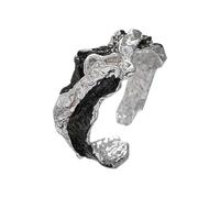 Auriselle Anello da Uomo Regolabile in Frassino Vintage Viking Retro Irregolare Aperto Anello da Pollice Gotico Gioielli Regali per Uomini Ragazzi Padre