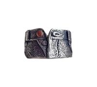 Auriselle Anello da Uomo Regolabile Jeans Styling Vintage Viking Retro Open Ring Anello da pollice Gothic Punk Gioielli Regali per Uomini Ragazzi Padre