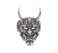 Auriselle Anello da Uomo Regolabile Totem Demon Mask Vintage Viking Retro Open Ring Anello da Pollice Gothic Punk Jewellery Regali per Uomini Ragazzi Padre, Argento
