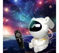 AURIVEE Proiettore Stelle Astronauta LED - 7 Effetti Luci con Telecomando, Lampada Notturna Bambini, Decorazione Camera da Letto & Gaming Room, Idea Regalo