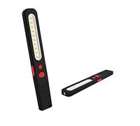 AuRiver Lampada da Lavoro COB LED Ricaricabile, Lampade di ispezione, Super Luminoso 2 Colori con LED Torcia Lampada ispezione 2 in 1 per Fai da Te Riparazione Auto Campeggio e di Emergenza Uso