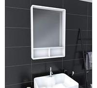 Aurlane Specchio Bagno 50x70cm con ripiani - NORDIK HYLLA