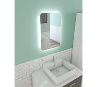 AURLANE Specchio da bagno LED auto-illuminante Atmosphere 40 x 60 x 3,5 cm