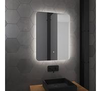 AURLANE Specchio da bagno LED autoilluminante Atmosphere, 60 x 80 cm