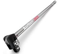 Aurlloct Barra di Rottura da 1/2” con Testa Flessibile a 250°, Breaker Bar Sbarra 81 cm, Chiave a Bussola, Barra di Demolitore per il Cambio Gomme su Auto e Moto