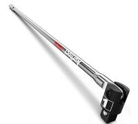 Aurlloct Barra di Rottura da 1” con Testa Flessibile a 250°, Breaker Bar Sbarra 104 cm, Chiave a Bussola, Barra di Demolitore per il Cambio Gomme su Auto e Moto