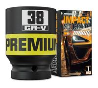 Aurlloct Bussole a Impatto da 1 Pollice, 38mm Chiavi a Bussola Lunghe, per Riparazione Autoveicoli Riparazioni Meccaniche