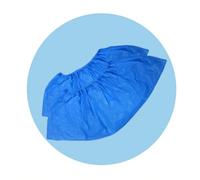 AURMOO Copriscarpe, 300 Pezzi Copriscarpe Monouso, Overshoes Usa e Getta in CPE, Monouso Copriscarpa Impermeabile Antiscivolo(150 Paia, Blu)