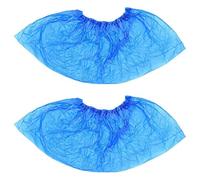 AURMOO Copriscarpe, 300 Pezzi Copriscarpe Monouso, Overshoes Usa e Getta in PE, Monouso Copriscarpa Impermeabile Antiscivolo(150 Paia, Blu)