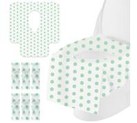 AUROAY 30pcs Copriwater Monouso Antibatterico per Bambini e Adulti 60 * 65cm Extra Grande Coprisedili Portatili Impermeabili CopriWC Usa e Getta per Gabinetto Toilette da Viaggi Campeggio